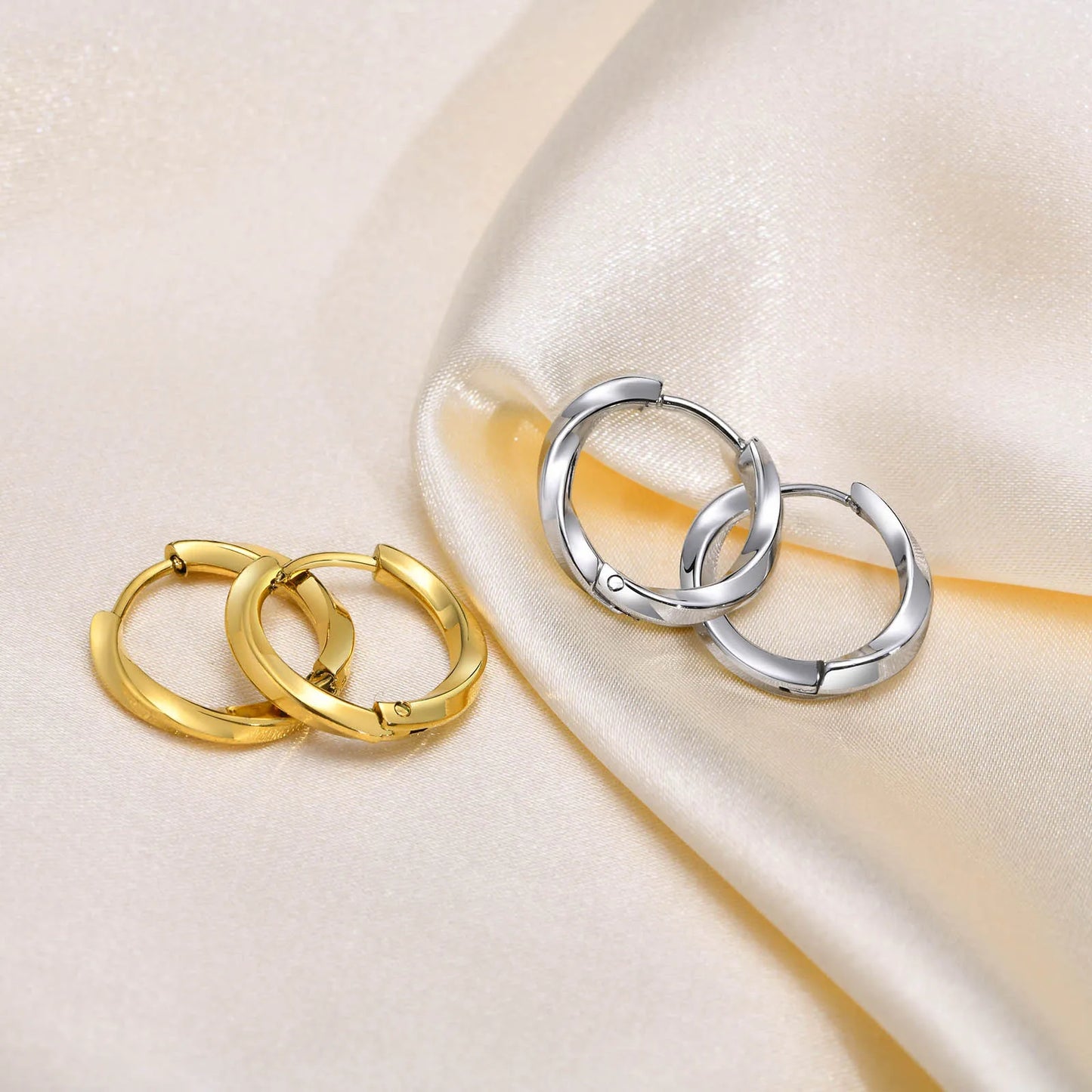 Mobius Hoop Earrings
