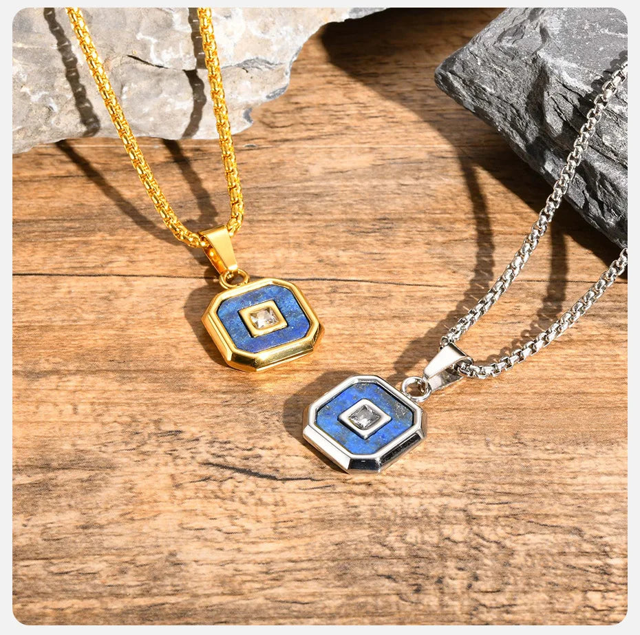 Square Pendant Necklace