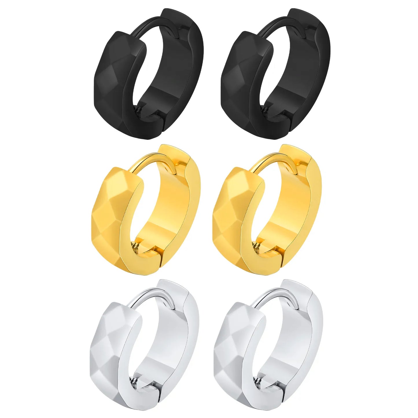 Hoop Earrings for Men Women