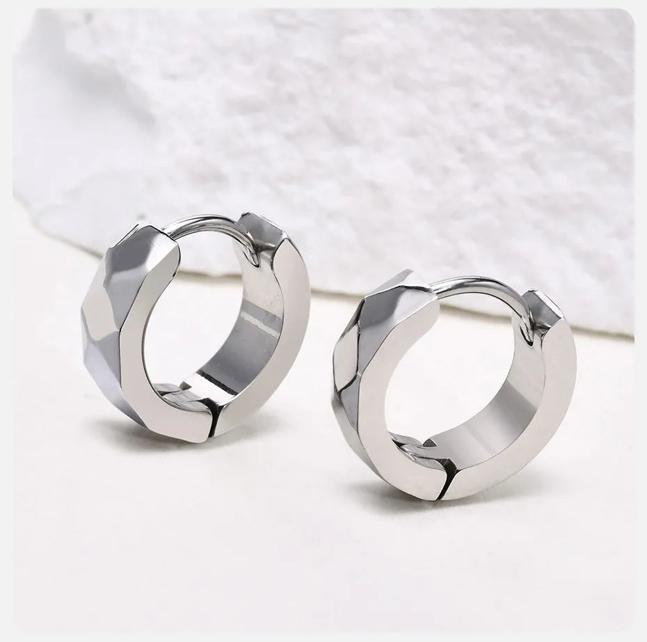 Hoop Earrings for Men Women