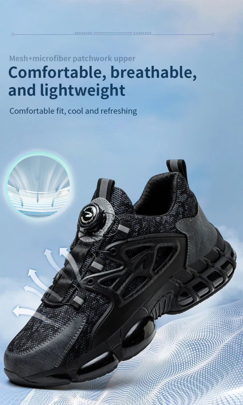 Rotating Button Men Sport Shoes