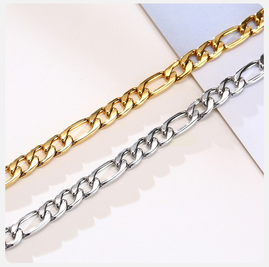 Cuban Rope Link Chain Bracelet